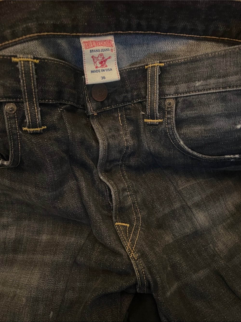 True Religion  Dark Blue Relaxed Men’s Jeans